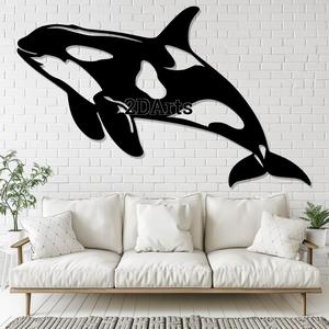 Orca 2D Wall Art/Window Art