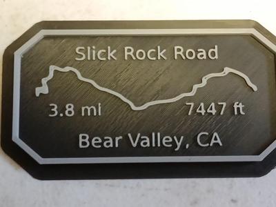 Maverick's Trail Badge Slick Rock Road Bear Valley CA