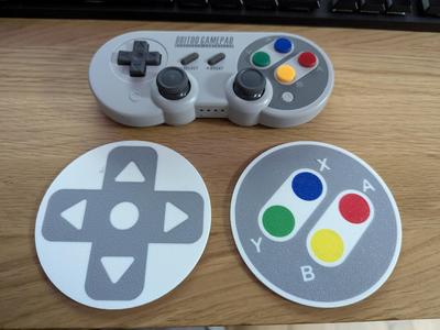 SNES D-PAD COASTER / UNTERSETZER
