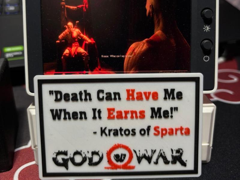 Kratos quote from God of War Ragnarok