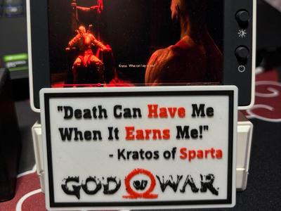 Kratos quote from God of War Ragnarok