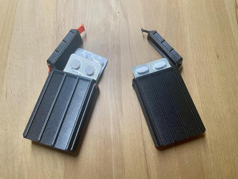 Blister strip protection box