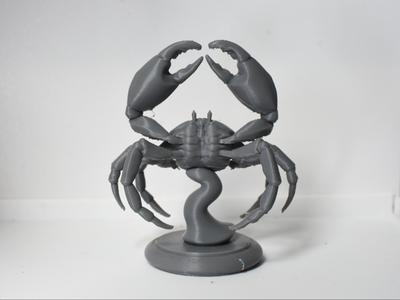 Crab sculpture