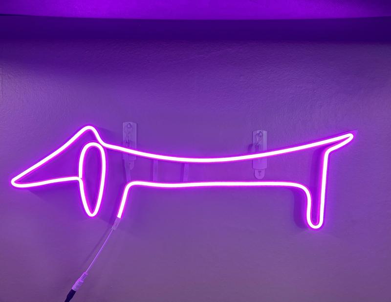 Picasso Dog Neon Wall Sign