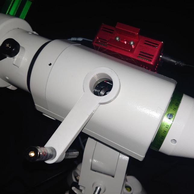 Laser polar alignment for Skywatcher HEQ5 Telescope mount