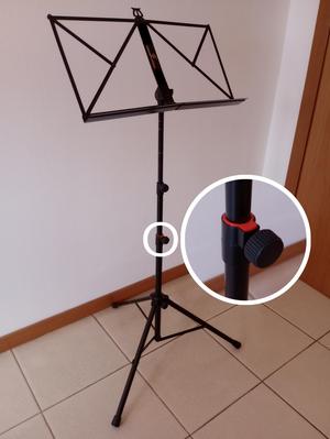 Replacement part for music stand screw