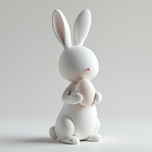 Easter Bunny Sculpture – Festive Tabletop Decor