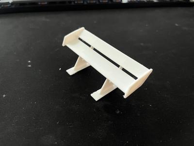 Mini car spoiler dual wings