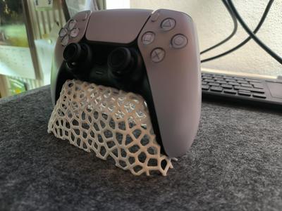 PS5 Controller Stand (Dualsense) Voronoi Remix