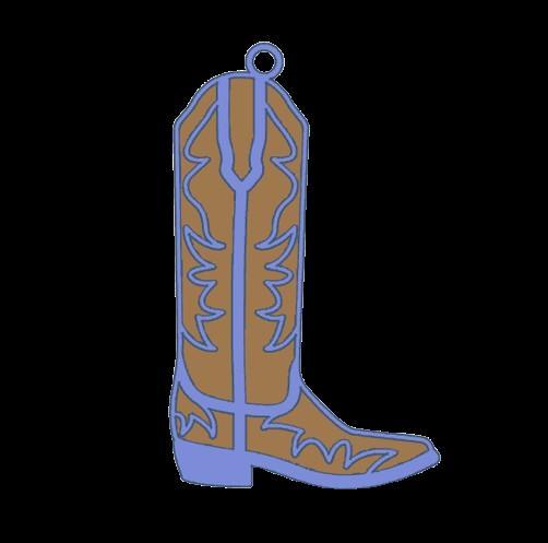 Cowboy Boot - Multicolor.stl