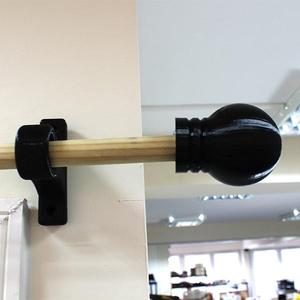 Curtain rail holder and ends