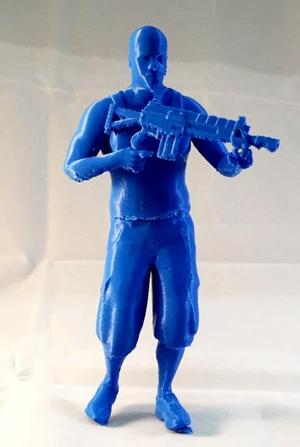 GTA character Frank with rifle