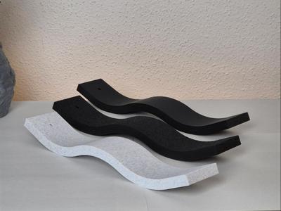 Modern, elegant incense holder