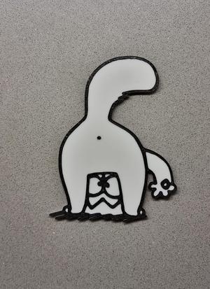 Simon's cat - Looking under legs