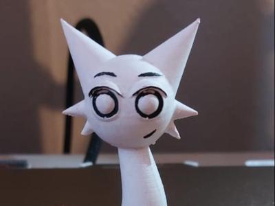 Sprunki White AKA Wenda The Sprunki Figure