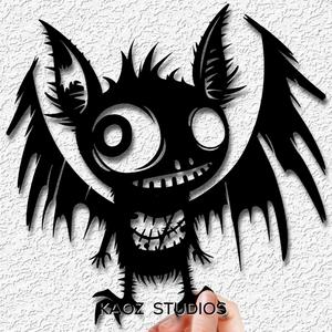 voodoo bat wall art halloween wall decor party decoration