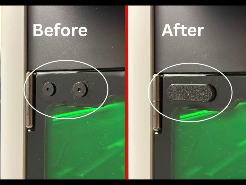 H2D front screw cap