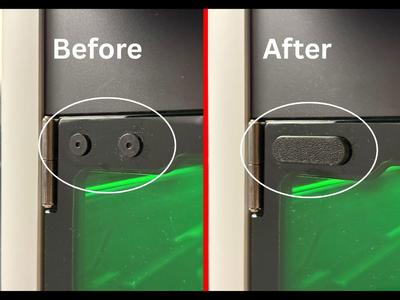 H2D front screw cap