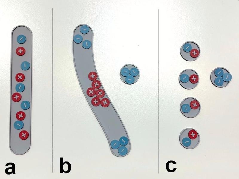electrostatic water stream deflection model