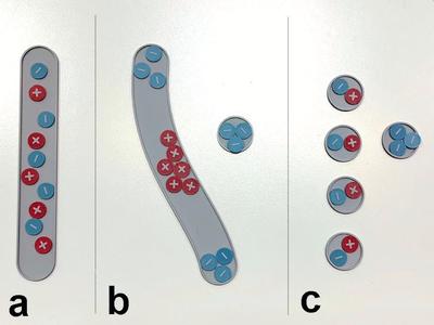 electrostatic water stream deflection model
