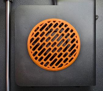 Simple pattern aux fan cover for X1C - P1S