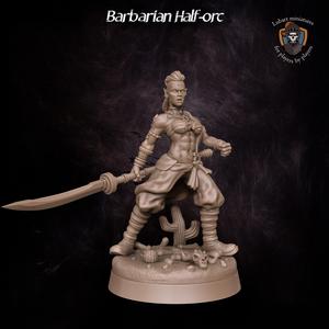 Barbarian half-orc