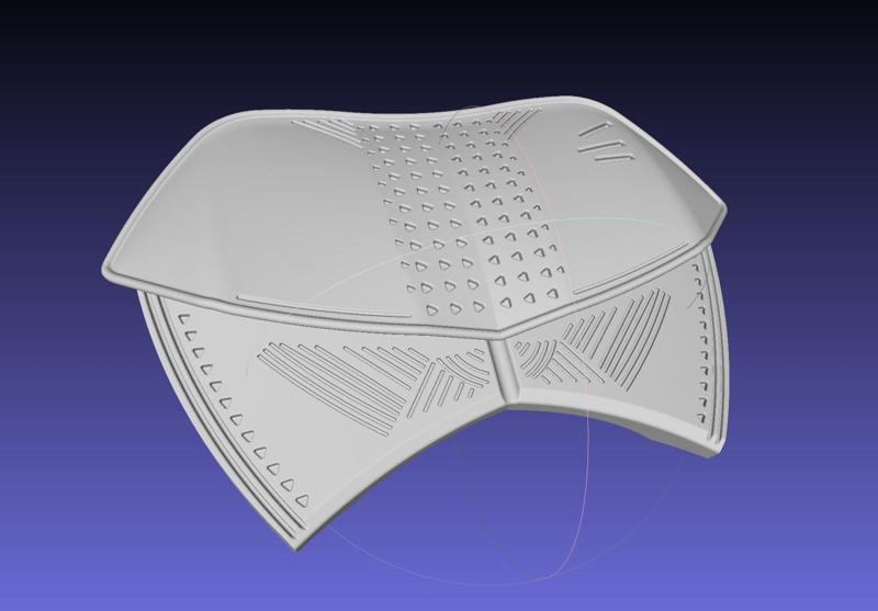 Black Panther M Baku Chestplate Model
