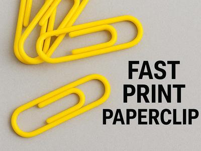 FAST Paperclip Print