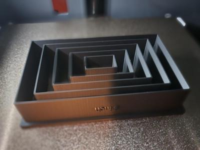 1 inch to 4 inch Rectangle Cutters(QTY 4 -Labeled)