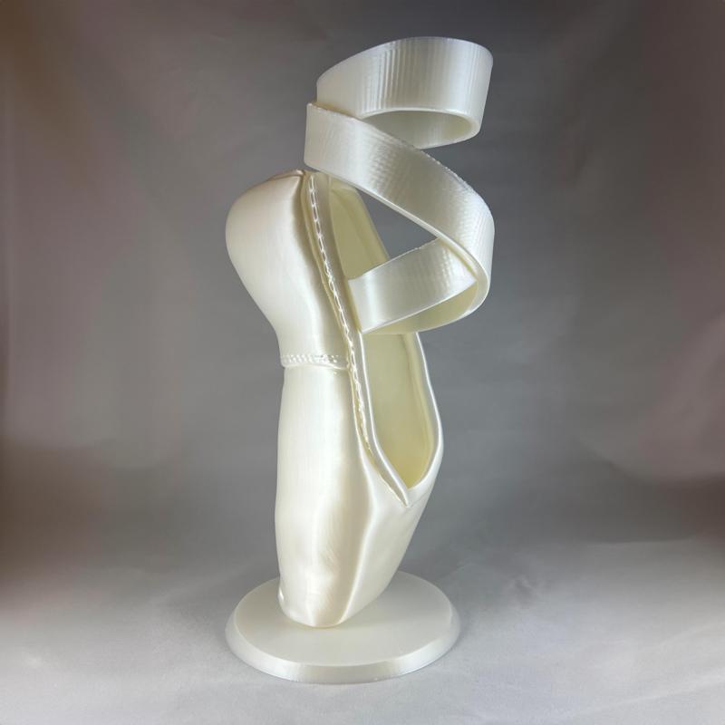 Ballet Slipper 2 - Shoe and Base.stl