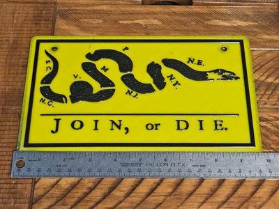 Join or Die Coasters