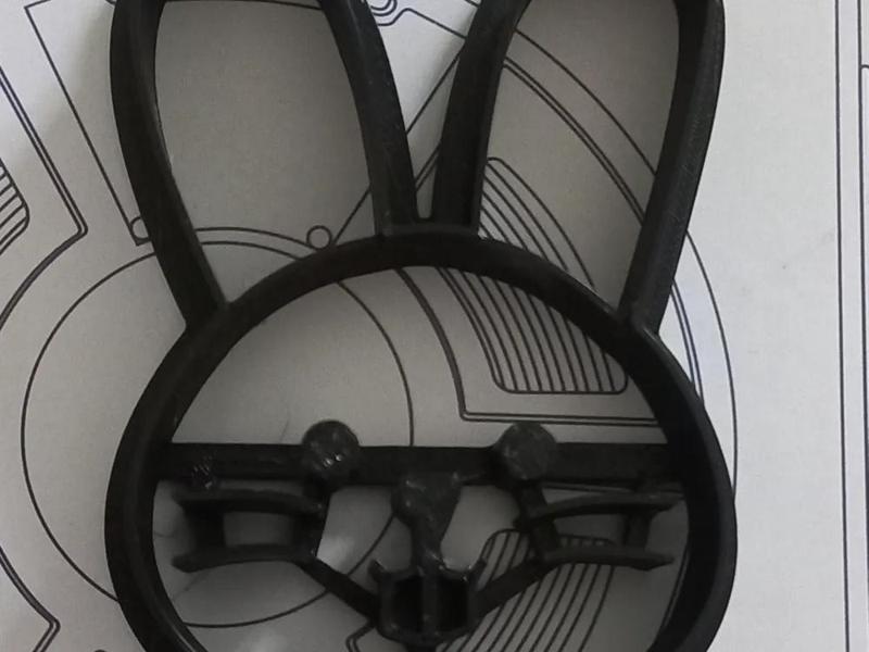 Rabbit face mold for sweets