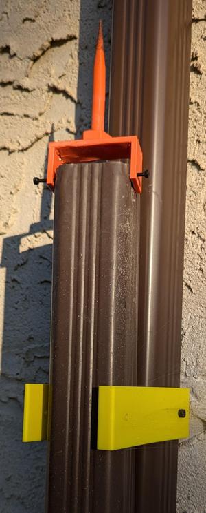 Down Spout Support and Support Clamp
