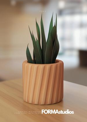 Planter with drip tray - FORMAstudios P009