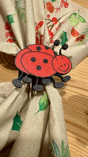 Napkin rings with cute figures