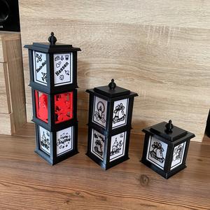 Lanterns stackable changing panels tealight or LED kit