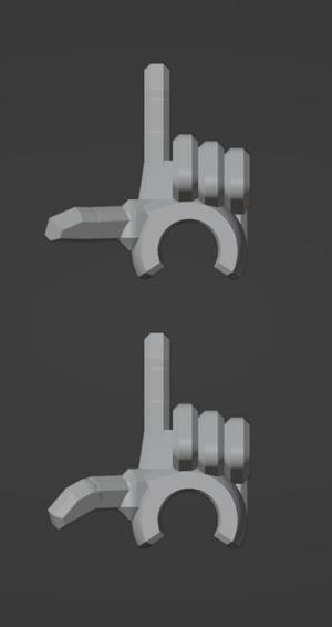 Pistol finger hands
