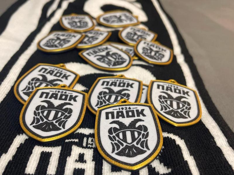 FC PAOK Thessaloniki Keychain Logo