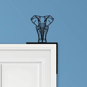Elephant Door Corner Decor