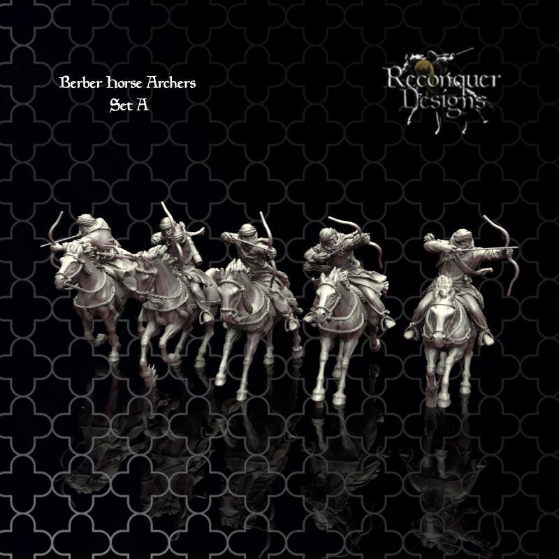 15mm Berber Horse Archers  Set A 