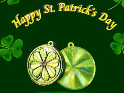 Shamrock Medallion Earrings