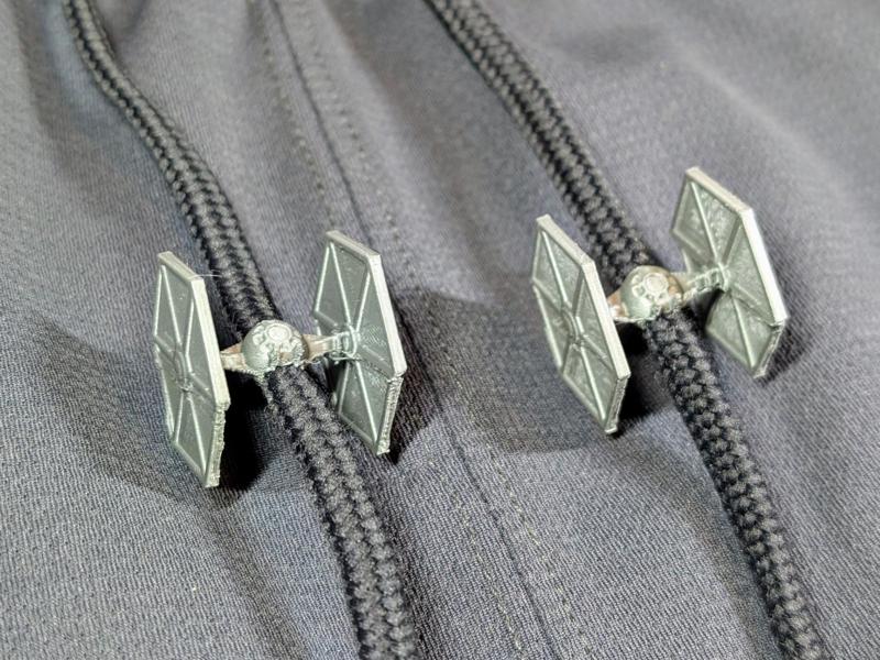 Tie Fighter Drawstring Charm