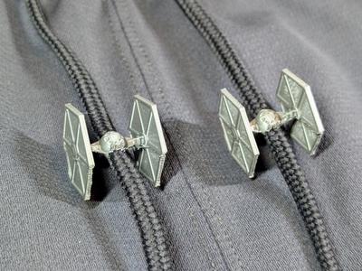 Tie Fighter Drawstring Charm