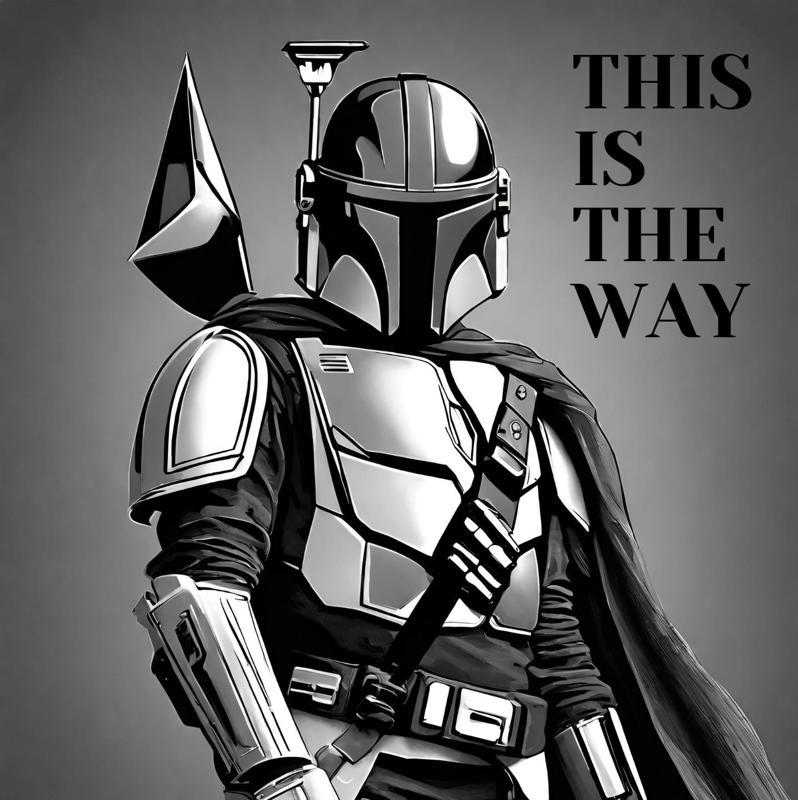 HueForge Mandalorian 