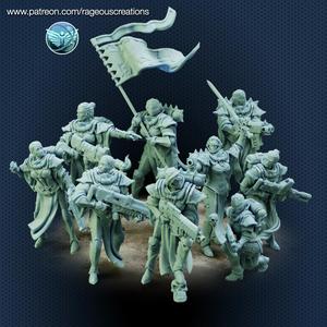 10X pre supported battle nuns,