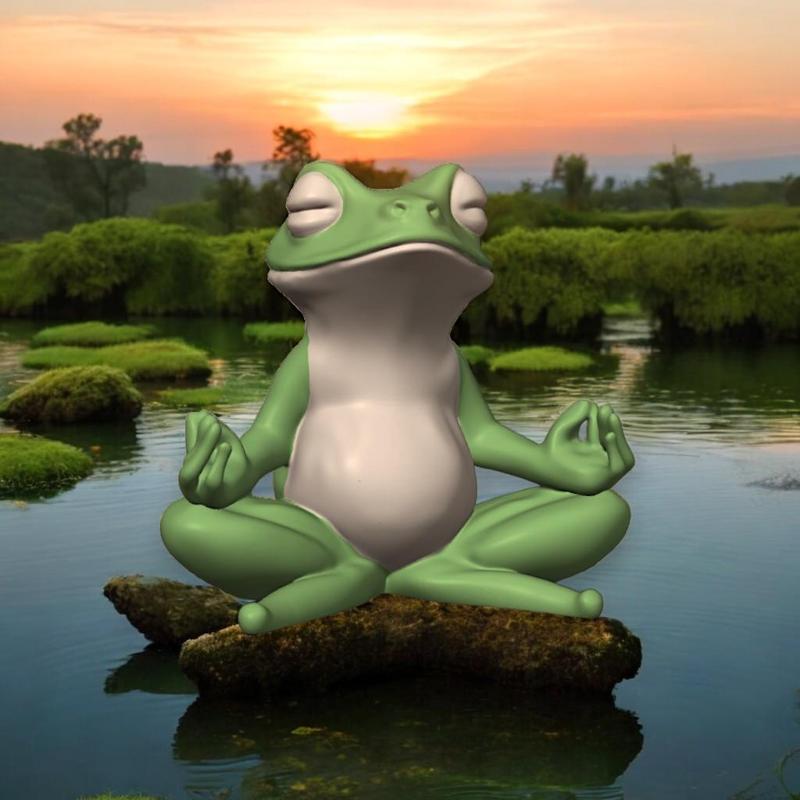 Frog Meditating