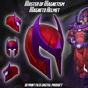 Magneto Master of Magnetism Helmet Marvel Rivals