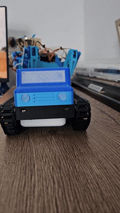 PS4 Controller-Controlled Tank Tread Vehicle
