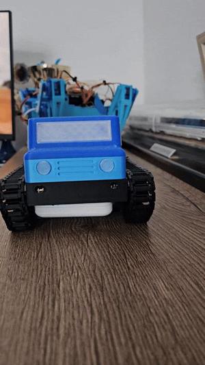 PS4 Controller-Controlled Tank Tread Vehicle