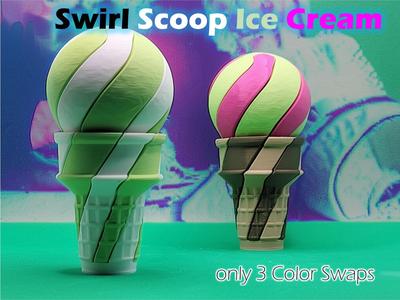 Swirl Scoop Ice Cream